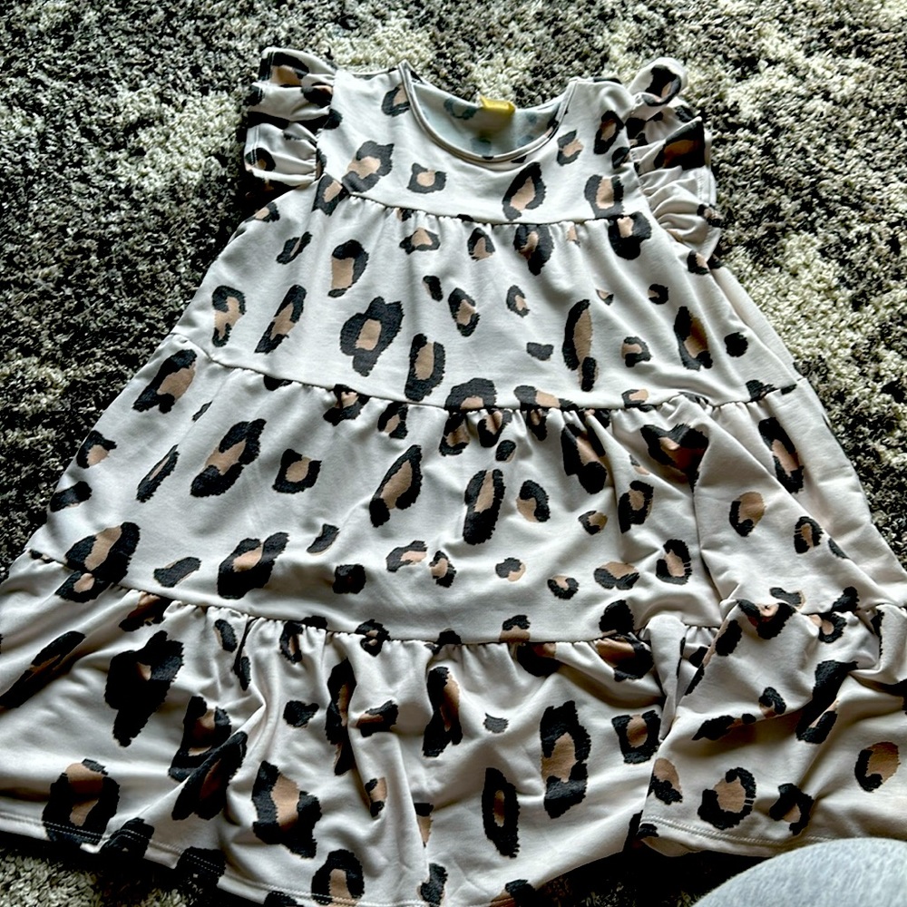 Leopard print dress
